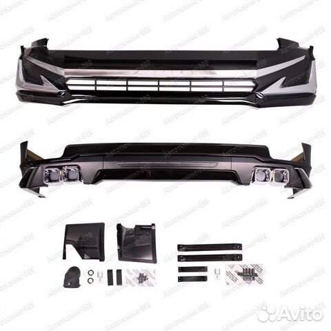 Обвес Modellista Toyota Prado 150 черный перламутр