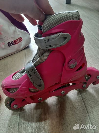 Роликовые коньки детские раздвижные