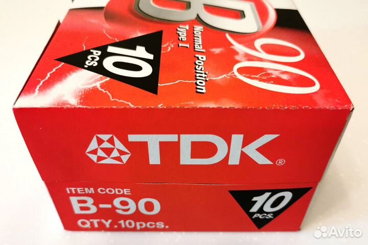 Аудиокассеты запечатанные TDK, Maxell, Denon