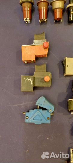 Переключатель тумблер кнопка СССР много разных