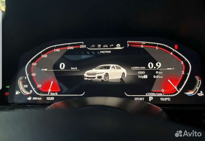 LCD приборная панель BMW стиль LCI X3 X4 X5 X6 с