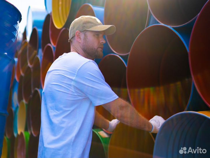 Бочка металлическая (цилиндрическая)