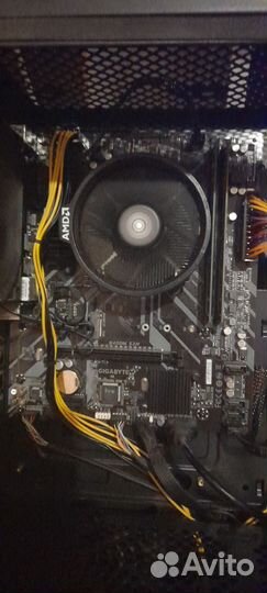 Материнская плата am4 + процессор + 8gb ddr4