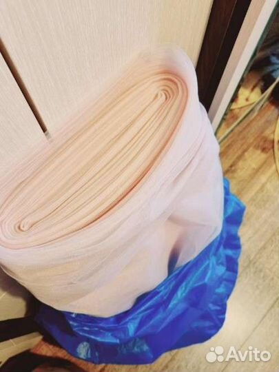 Ткань фатин для платьев, 2 рулона