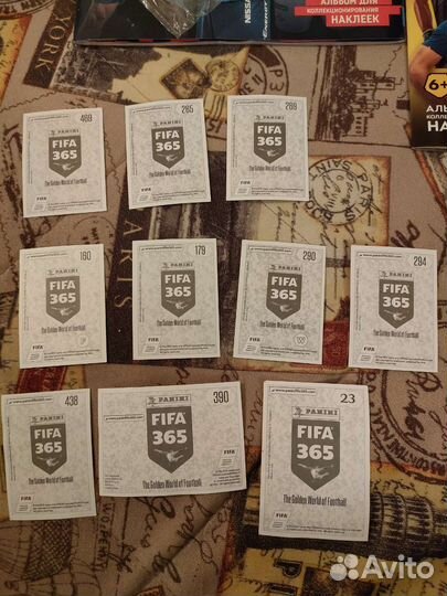 Наклейки panini fifa 365 2018