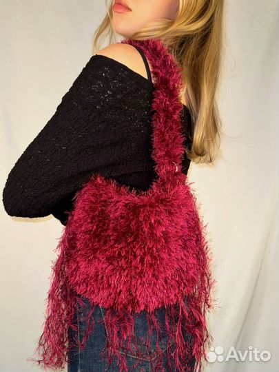 Сумка пушистая