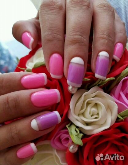 Маникюр, гель лак, брови, биотатуаж (хна)