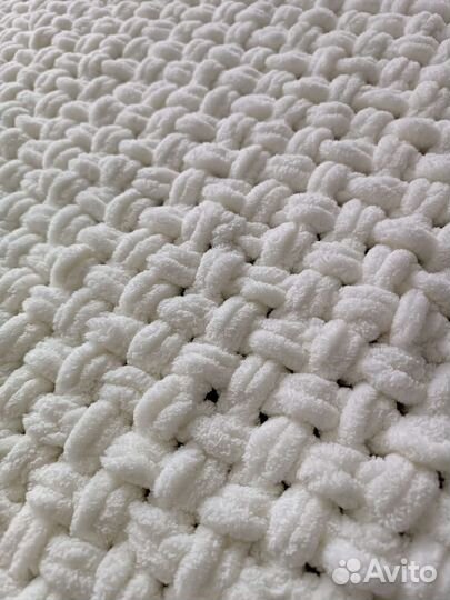 Плед из ализе пуффи