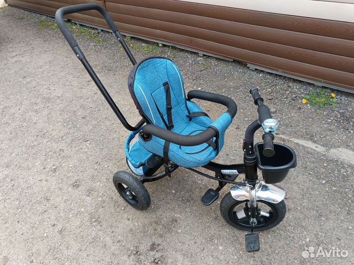 Велосипед с родительской ручкой