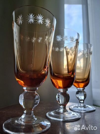 Хрустальные фужеры 