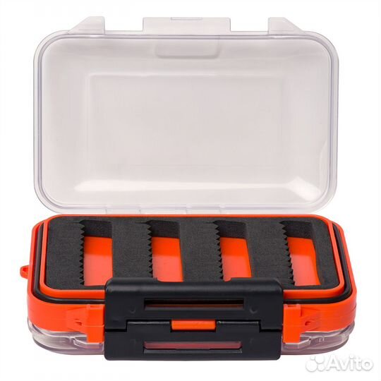 Коробка двусторонняя для мух/мормышек 110х70х35мм