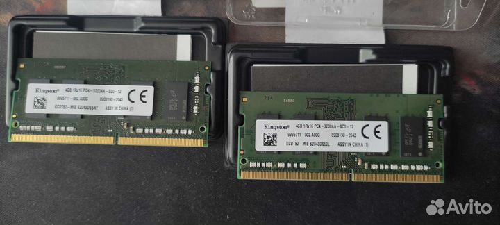 Оперативная память для ноутбука ddr4 2x4gb