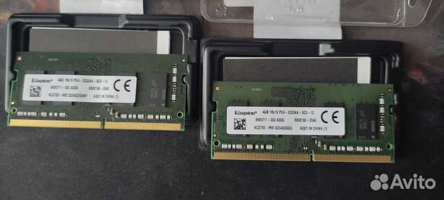 Оперативная память для ноутбука ddr4 2x4gb
