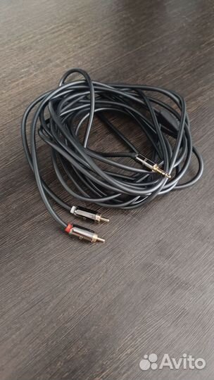 Кабель dexp 3.5 mm jack - RCA х2 5м