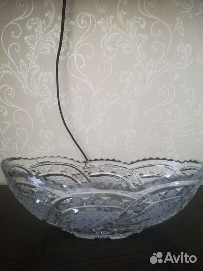 Салатник хрустальный СССР