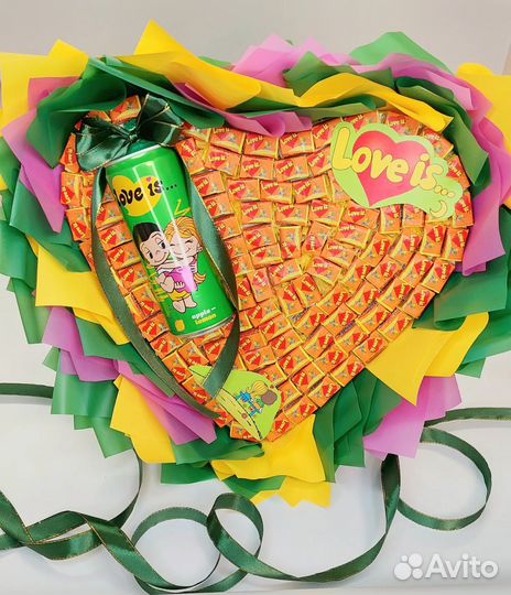 Съедобные букеты, букет из жвачек