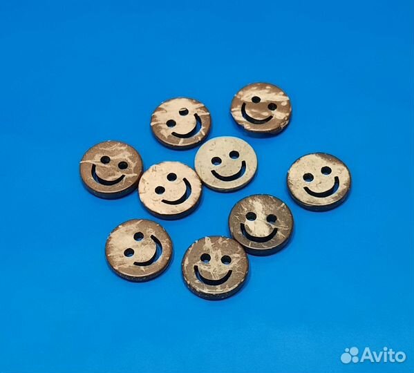 Пуговицы декоративные из кокоса