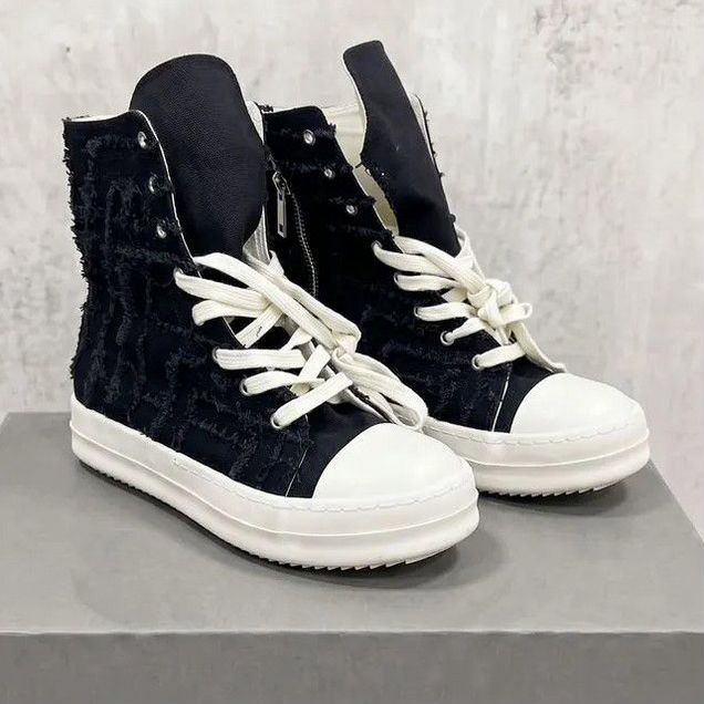Кеды Rick Owens Ramones Distressed