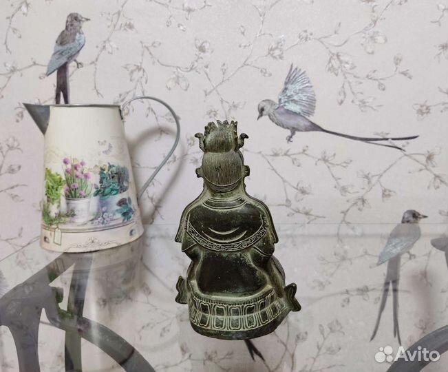Статуэтка Будды старенькая металл