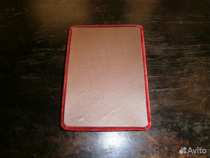 Блокнот СССР Глухарь на току серебро бархат 1958г