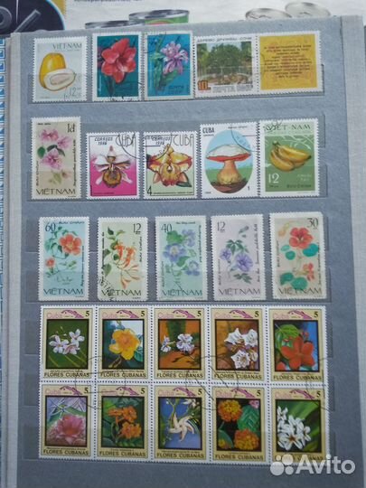 Флора. Почтовые марки