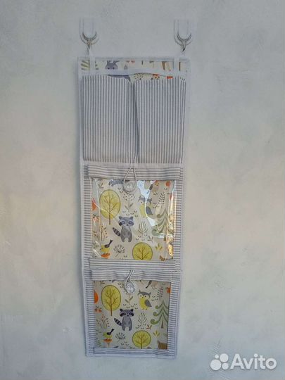 Кармашки на дверцу в шкафчик для садика или дома