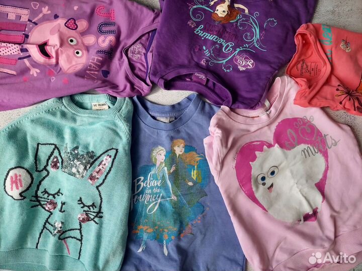 Детские вещи на девочку пакетом бу