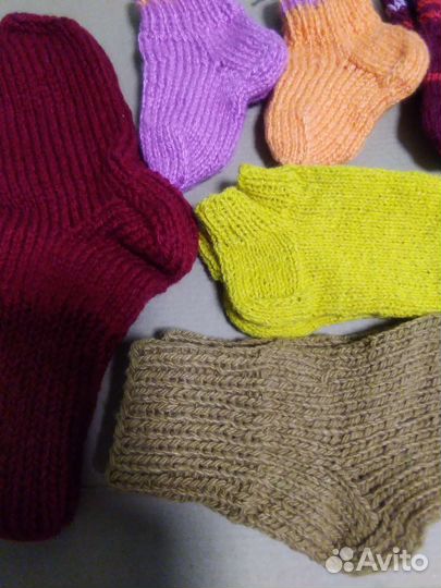 Носки и следки ручной работы