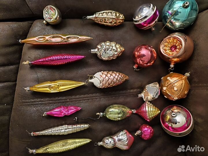 Елочные игрушки СССР одним лотом