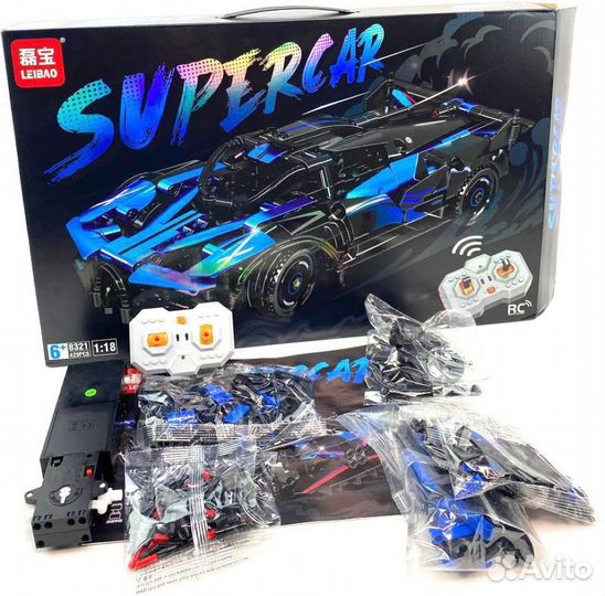 Конструктор Bugatti SuperCar на радиоуправлении 42