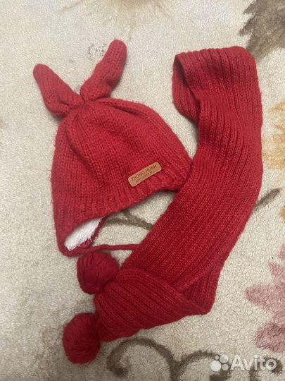 Комплект шапка, шарф