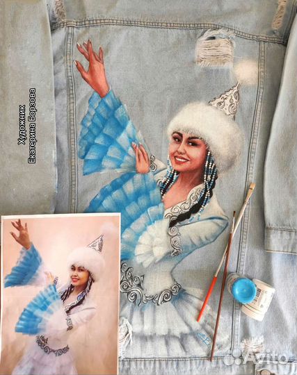 Роспись одежды джинсовок обуви кожи. Кастомизация