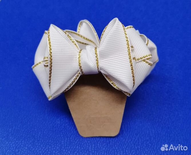 Банты на резинке. Ручная работа