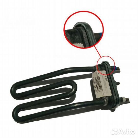 Тэн для стиральной машины Ardo 1900W гнутый