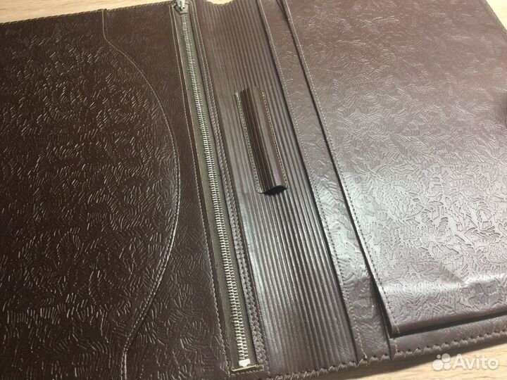 Кожаная папка для нот, документов, планшета Винтаж