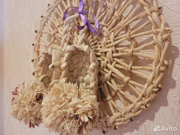 Панно плетёное