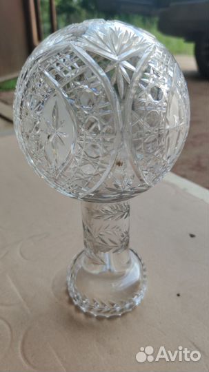 Графин хрустальный, ваза хрустальная, ваза СССР