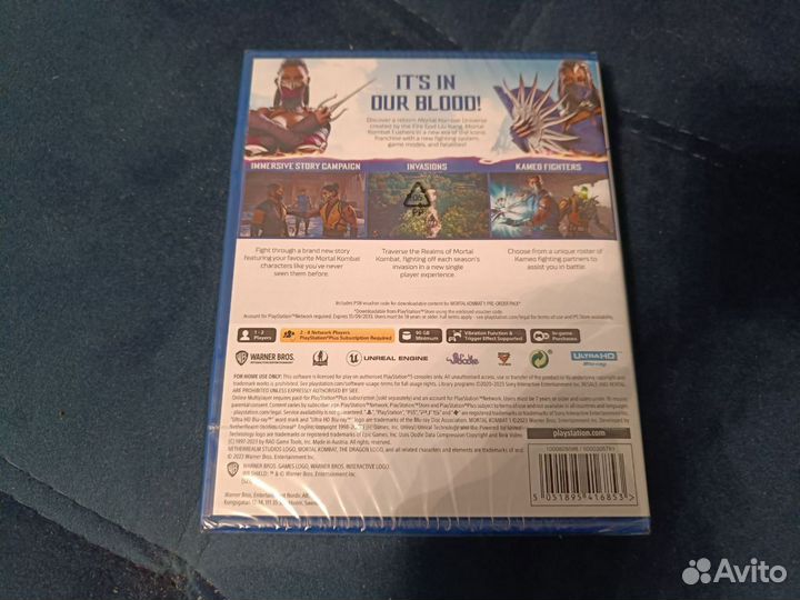 Mortal kombat 1 ps5 новый диск