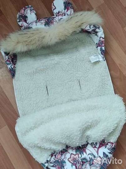 Зимний конверт в коляску