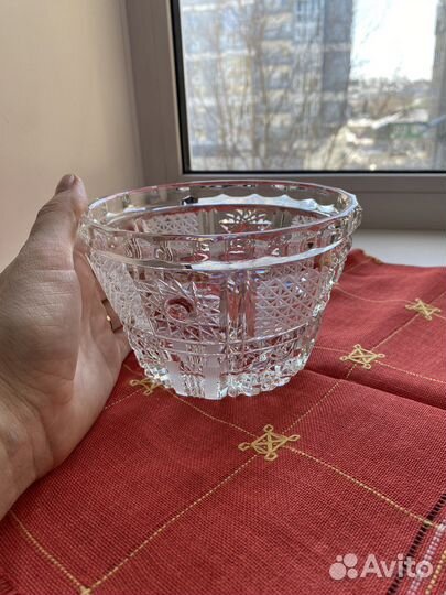 Салатник хрусталь