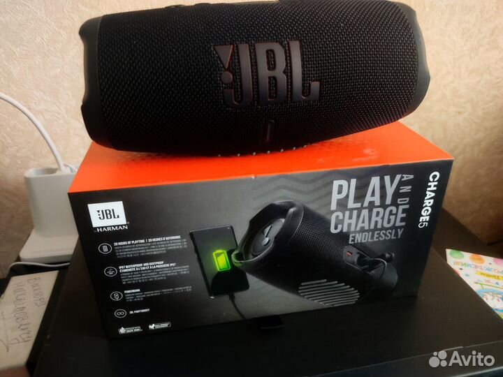 Портативная акустика JBL Charge 5 Black