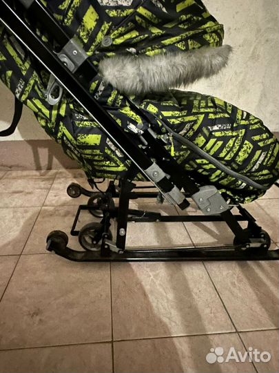 Детские санки коляска бу