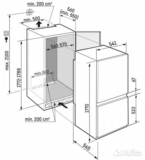 Встраиваемый холодильник Liebherr icbsd 5122-22 Новый