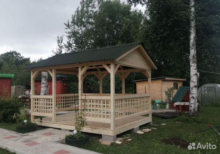 Беседка под ключ