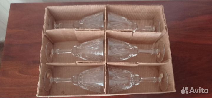 Хрустальные фужеры СССР