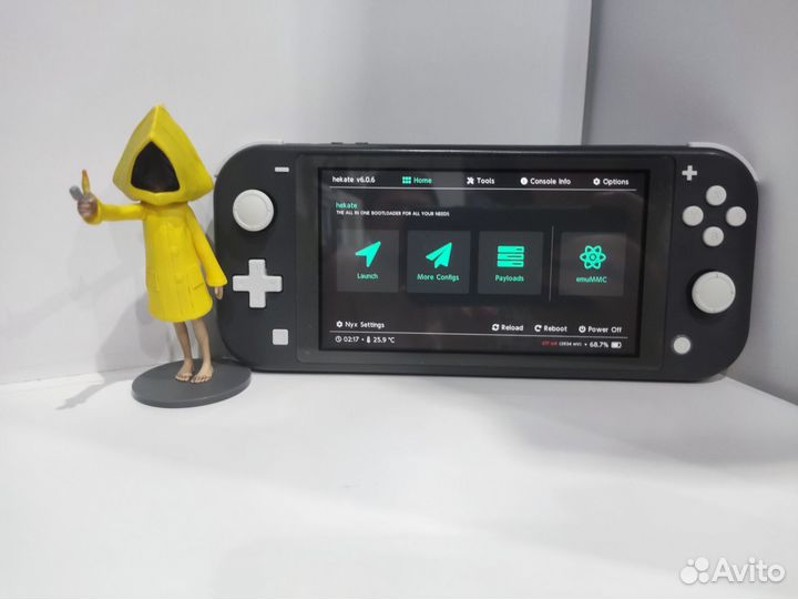 Nintendo Switch lite +128gb прошитый чип