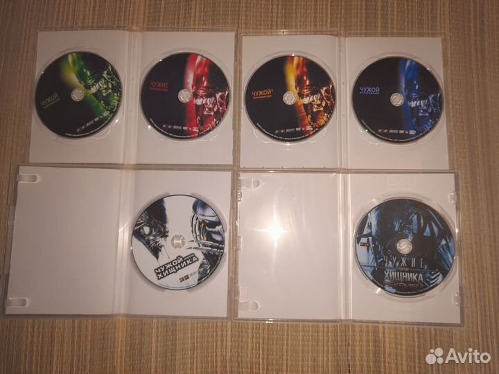 DVD Терминатор, Чужой, Чужие все части