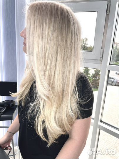 Окрашивание волос. Стрижка