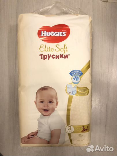 Huggies elite soft 3 трусики