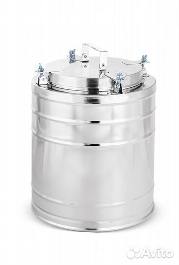 Армейский термос из нержавейки для еды 12 литров